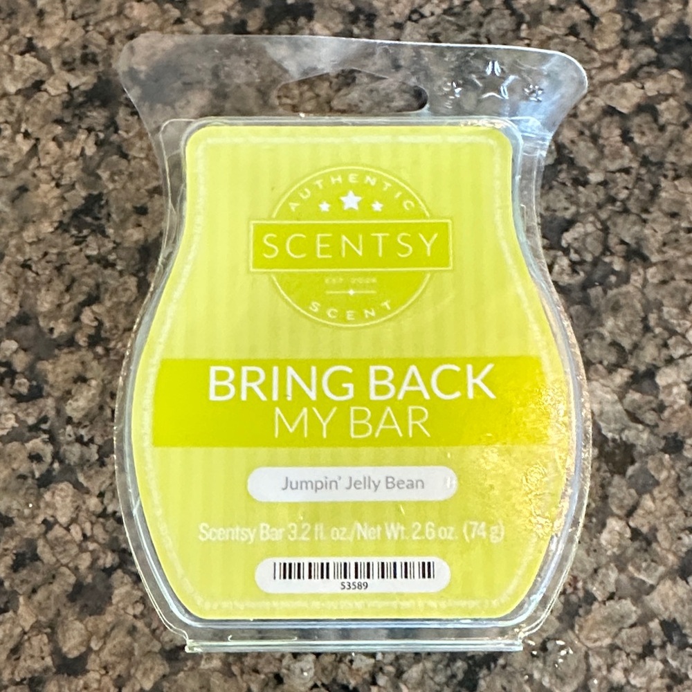 Scentsy Jumpin' Jelly Bean Scent Bar - Bright Yellow